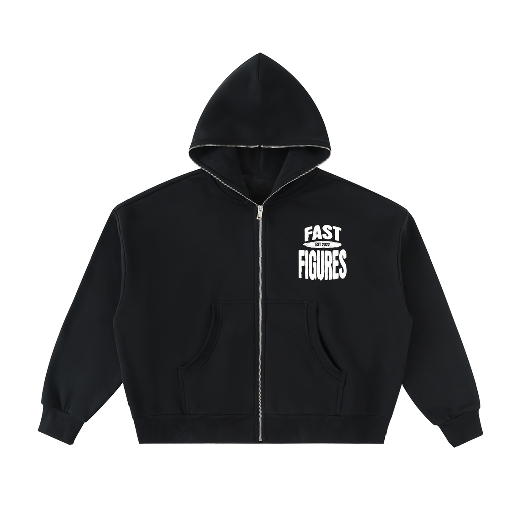 Logo Full-Zip Boxy Hoodie ($90)