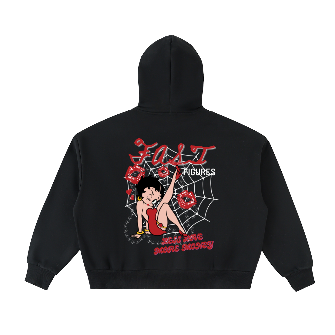 Full-Zip Boxy More Money Hoodie ($90)