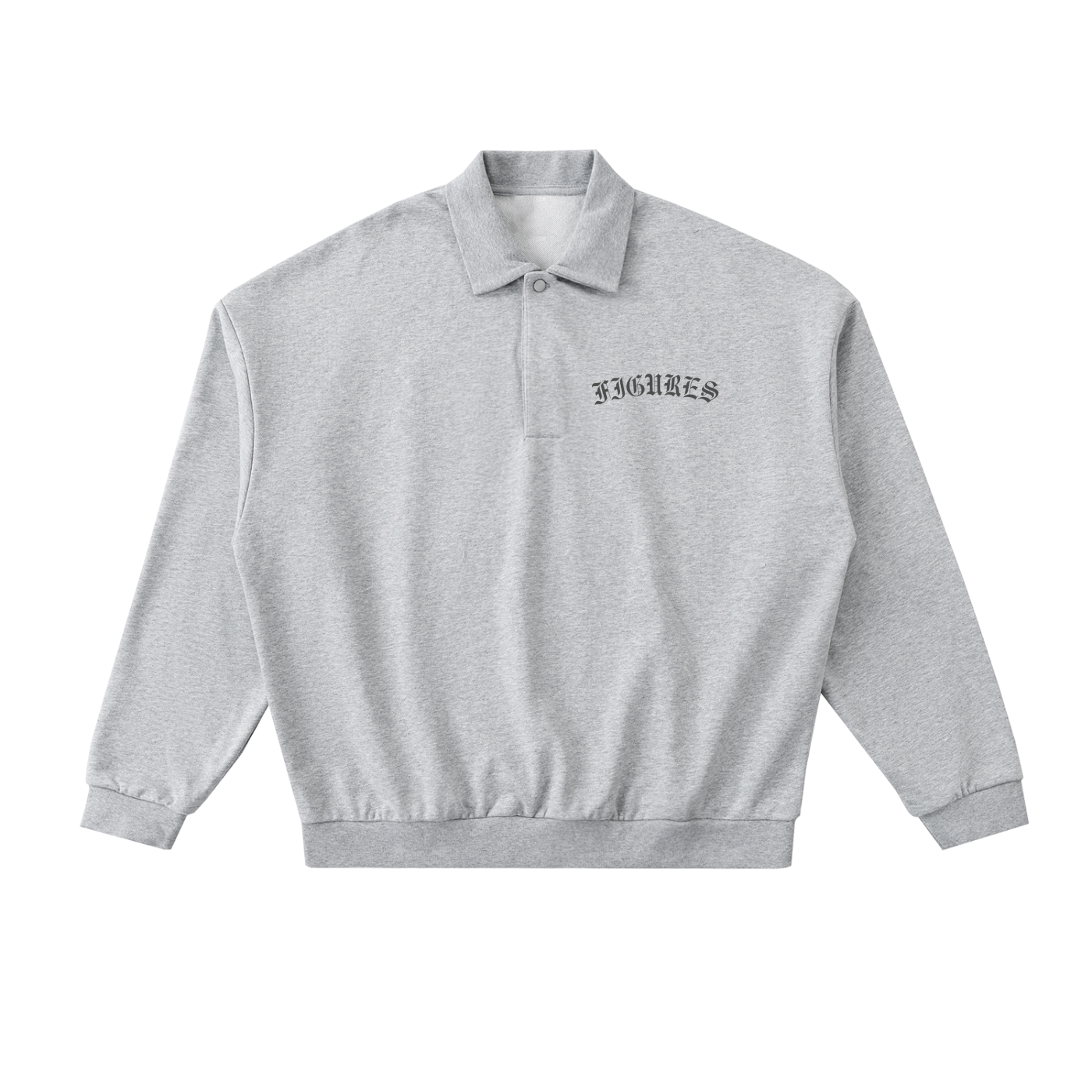 Heavyweight Fleece Polo Sweatshirt ($80)