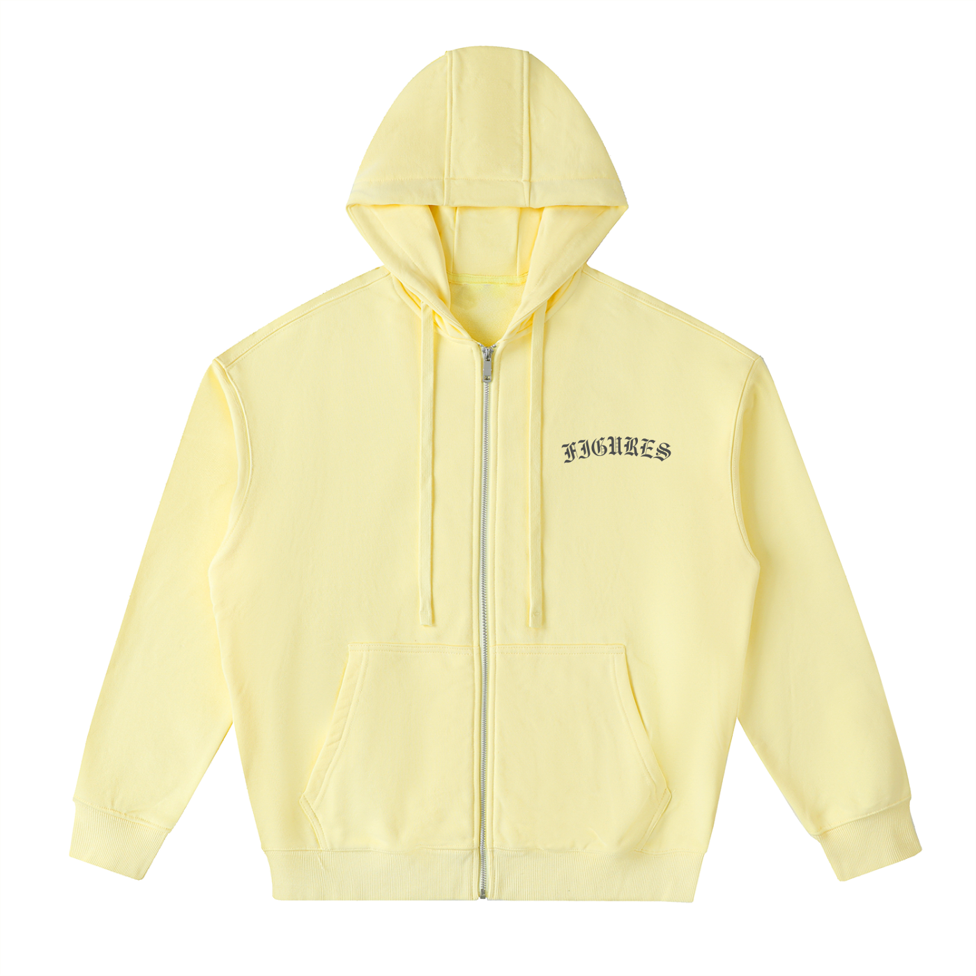 Zip Up Hoodie Drop-Shoulder ($90)