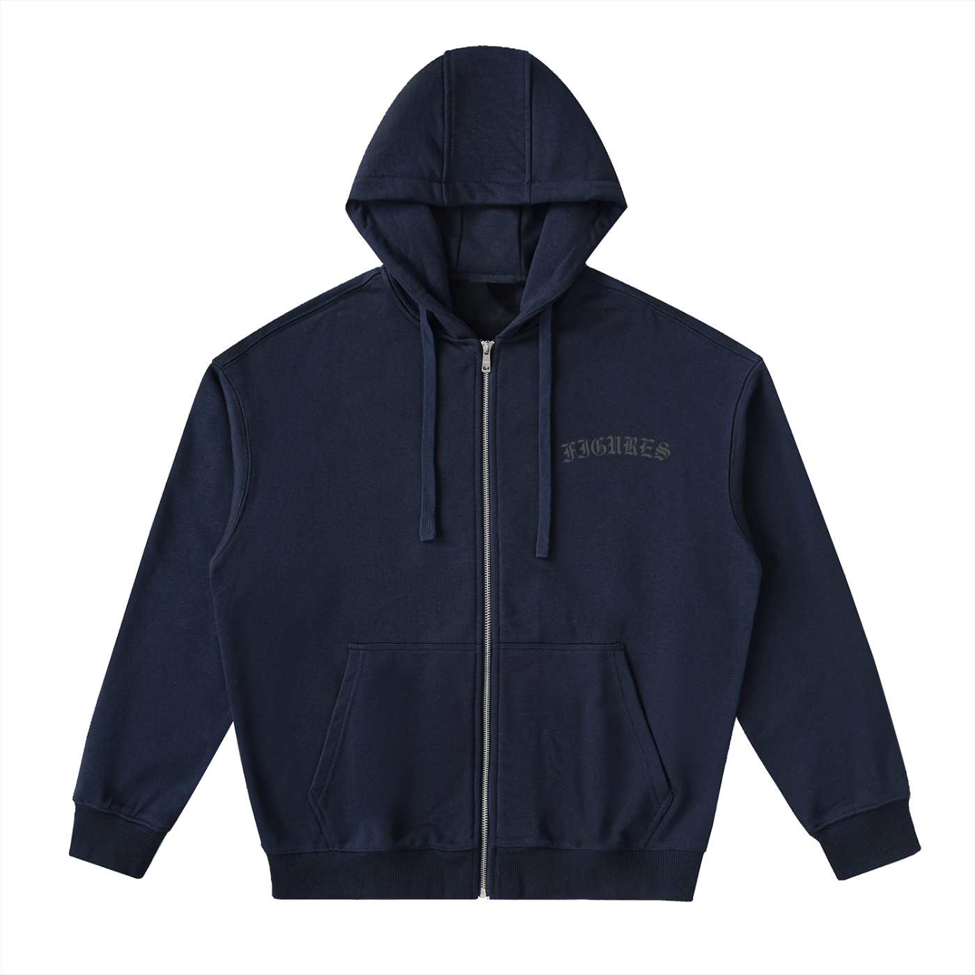 Zip Up Hoodie Drop-Shoulder ($90)