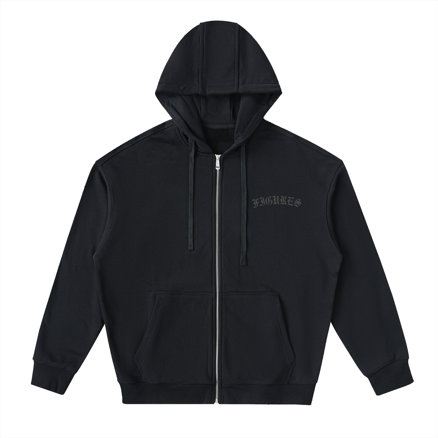 Zip Up Hoodie Drop-Shoulder ($90)