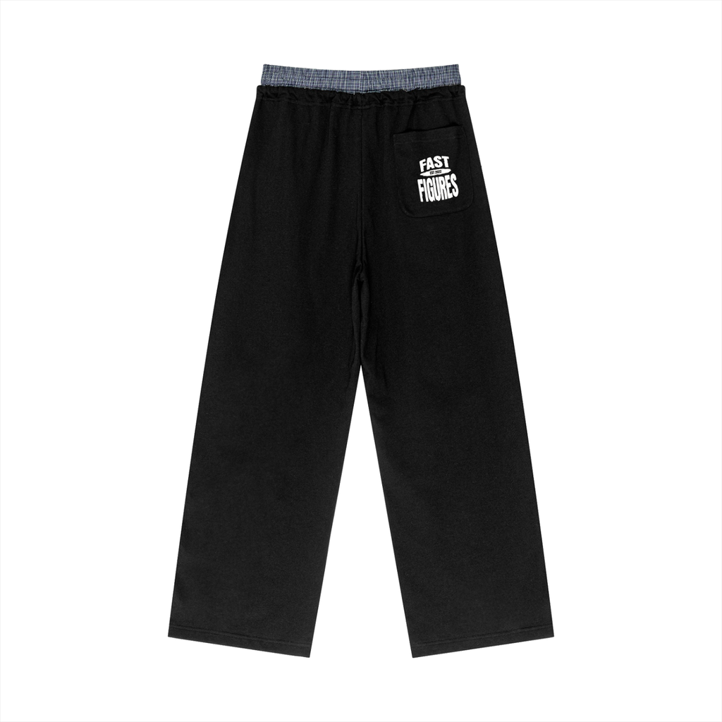 Logo Plaid Contrast Waist Pants ($85)